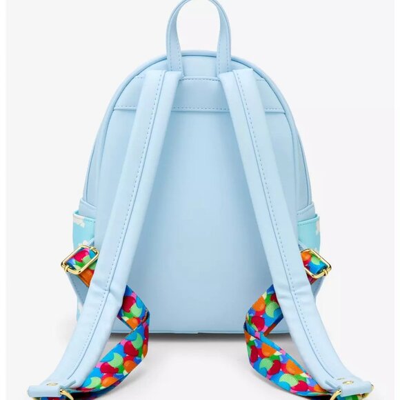 Loungefly Disney Pixar Up Mini Backpack With Coin Purse Carl & Ellie Balloon Bag - Picture 4 of 5